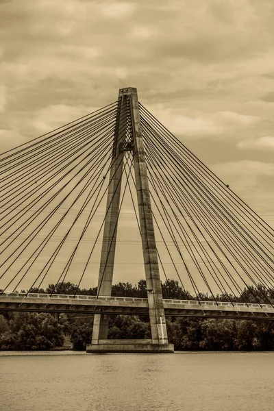 Rosebridge Tulln Řece Dunaj — Stock fotografie