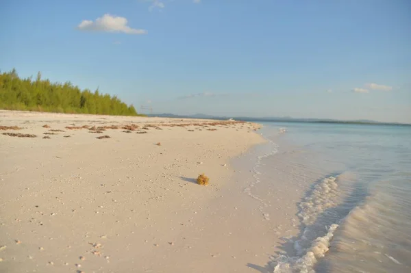 Fantastisk Bild Sandstrand Solljuset — Stockfoto