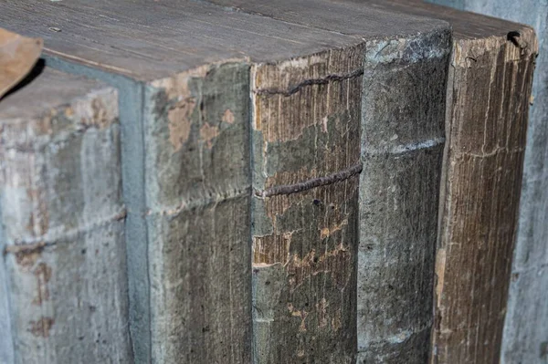 High Angle Shot Old Books Next Each Other Light — Stock Photo, Image