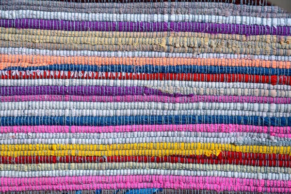 Tecidos Malha Coloridos Bonitos Com Padrões — Fotografia de Stock