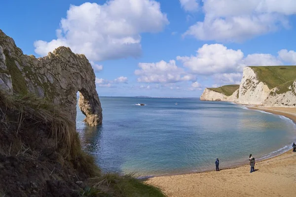 Eine Schöne Aufnahme Vom Durdle Door Strand Dorset — Stockfoto