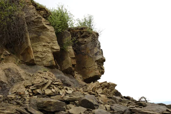 Ein Schöner Blick Auf Felsen Einem Küstenstrand Der Nähe Von — Stockfoto
