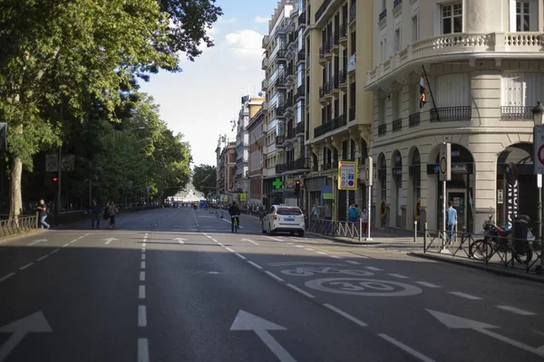 Madrid Espanha Junho 2020 Madrid Vuelve Nueva Normalidad Despus Meses — Fotografia de Stock