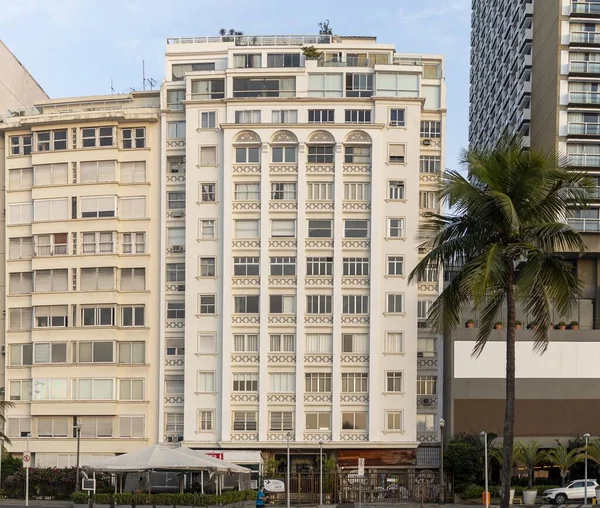 Rio Janeiro Brasil Junho 2020 Detalhe Arquitetônico Fachada Art Deco — Fotografia de Stock