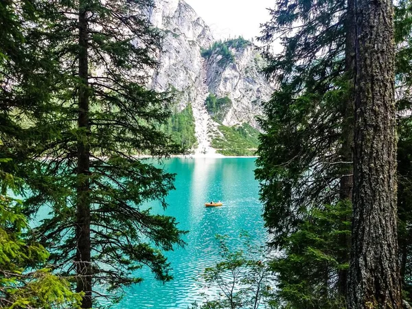 Uma Foto Tirar Fôlego Parque Natural Fanes Sennes Prags Itália — Fotografia de Stock