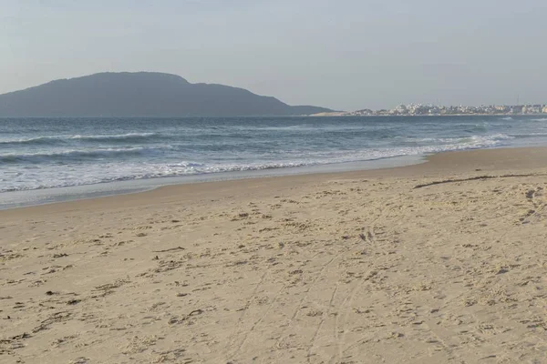 Spiaggia Ingleses Florianopolis Brasile All Alba — Foto Stock