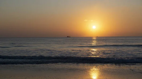 Beautiful Sunrise Scenery Ingleses Beach Florianopolis Brazil — Stock Photo, Image