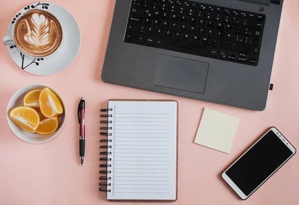 Plano Ángulo Alto Una Mesa Del Organizador — Foto de Stock