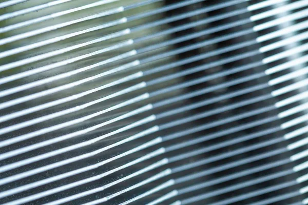 Макроснимок Текстуры Алюминиевого Радиатора Охлаждения Процессора — стоковое фото