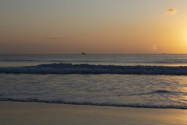 Hermoso Paisaje Salida Del Sol Playa Ingleses Florianopolis Brasil — Foto de Stock