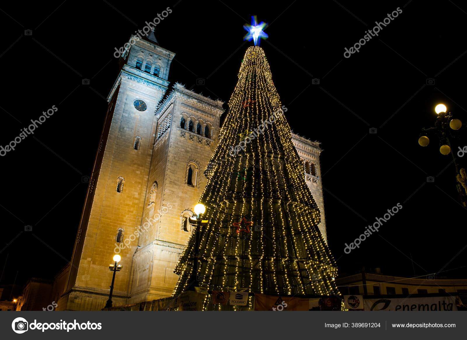 Birzebbuga Malta Jan 2017 Silent New Year's Day Night Small