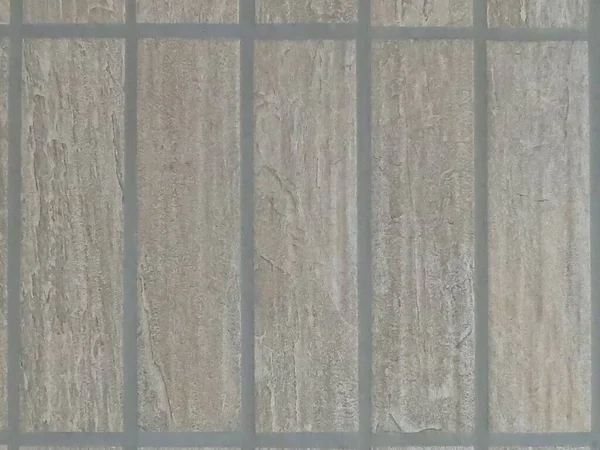 Ujęcie Zbliżeniowe Prostokątnych Brązowych Paneli Podłogowych Szarymi Konturami — Zdjęcie stockowe