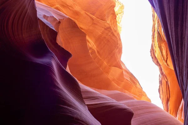 Las Hermosas Cuevas Onduladas Del Antelope Canyon Arizona — Foto de Stock