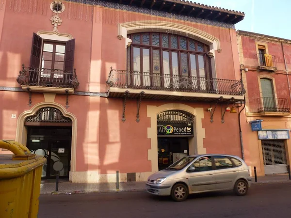 Gebäude Girona Der Stadt Kataloniens Architektur Spanien — Stockfoto
