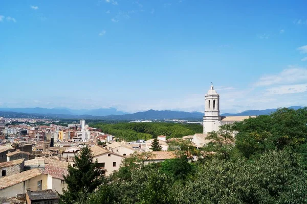 Beautiful Scenery Old Historic Cathedrals Girona Spain — Stock Photo, Image