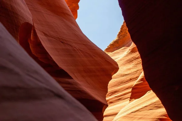 Prachtige Golvende Grotten Van Antelope Canyon Arizona Usa — Stockfoto