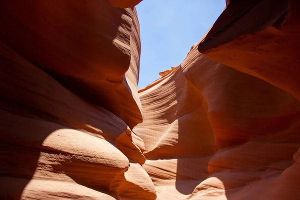 Die Wunderschönen Welligen Höhlen Des Antelope Canyon Arizona Usa — Stockfoto
