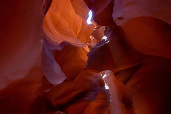 Las Hermosas Cuevas Onduladas Del Antelope Canyon Arizona — Foto de Stock