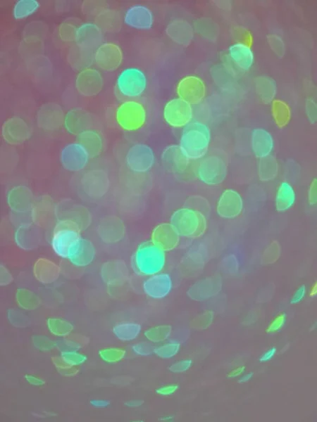 Een Verticaal Abstract Schot Van Groene Blauwe Bokeh Lichten Achtergrond — Stockfoto