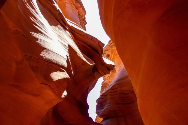 Antilop Kanyon Gyönyörű Hullámos Barlangjai Arizonában Usa Ban — Stock Fotó