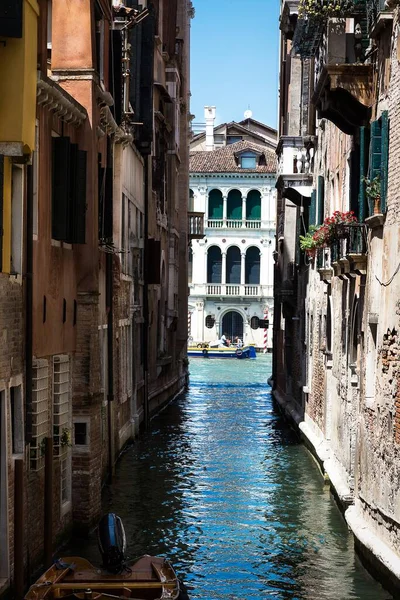 Tiro Vertical Grande Canal Veneza Itália — Fotografia de Stock