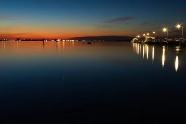 Amazing Shot Beautiful Seascape Sunset Background — Stock Photo, Image