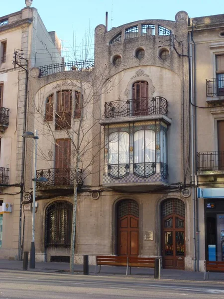 Gebouw Girona Stad Catalonië Architectuur Spanje — Stockfoto