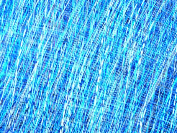 Uma Foto Abstrata Linhas Luz Azul Fundo Preto Com Tecnologia — Fotografia de Stock