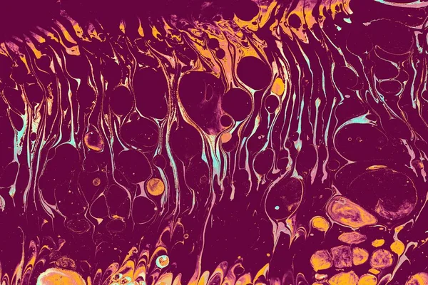 Μια Όμορφη Ταπετσαρία Ενός Ξεπερασμένου Σκουριασμένο Πολύχρωμα Στρογγυλά Σχήματα — Φωτογραφία Αρχείου