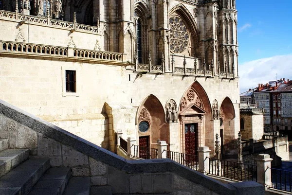 Beau Cliché Cathédrale Burgos Espagne — Photo