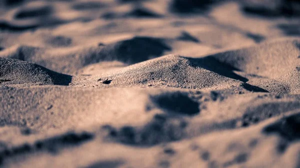 Närbild Sand Plage Espiguette Grau Roi Frankrike — Stockfoto