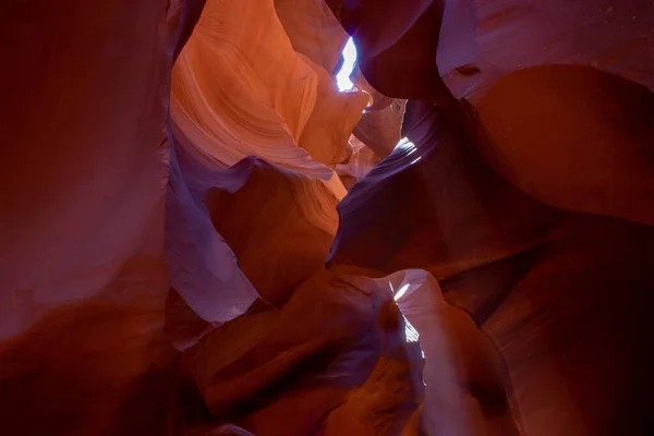 Beautiful Wavy Caves Antelope Canyon Arizona Usa — Stock Photo, Image