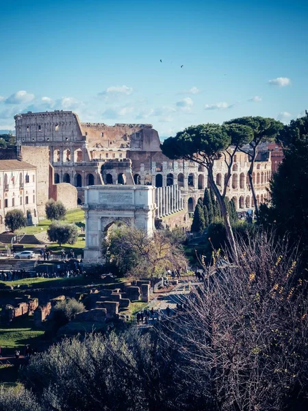 Roma Włochy Styczeń 2020 Podróż Włoch Romowie 2020 — Zdjęcie stockowe