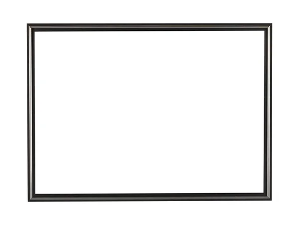 Een Zwart Vierkant Metalen Frame Voor Het Schilderen Beeld Geïsoleerd — Stockfoto