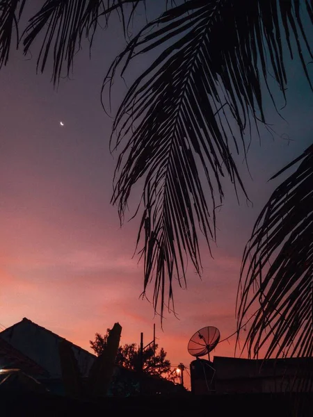 Een Prachtige Schemering Zonsondergang Brazilië — Stockfoto