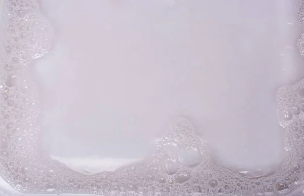 White Background Foam — Stock Photo, Image