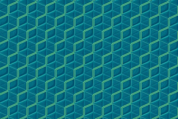 Illustration Geometric Patterns Blue Hues Ideal Background — Stock Photo, Image