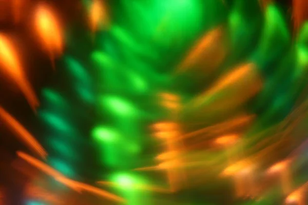 ある種の独自性を持つ ねじれや屈折した光層渦光効果最先端の撮影技術の水平ショット — ストック写真