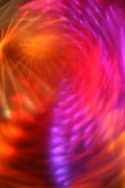 Een Verticaal Schot Van Gespreide Gebroken Lichtlagen Vortex Lichteffecten Cutting — Stockfoto