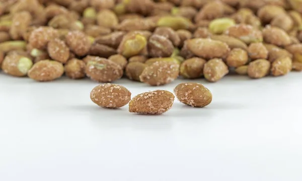 Selective Focus Shot Pile Nuts Perfect Background — Stock Photo, Image