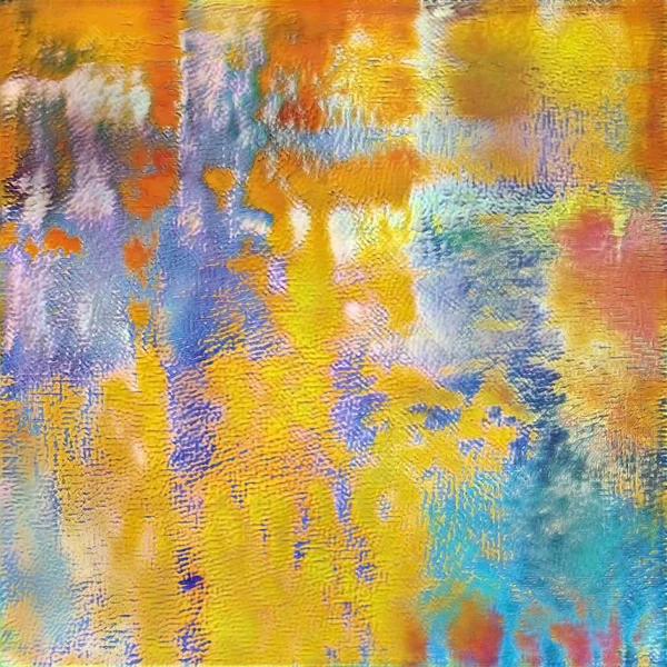 Абстрактный Художественный Фон Картиной Маслом Холсте Разноцветными Яркими Текстурами Современное — стоковое фото