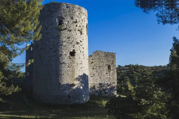 Старые Руины Крепости Фачевица Недалеко Задара Хорватия — стоковое фото