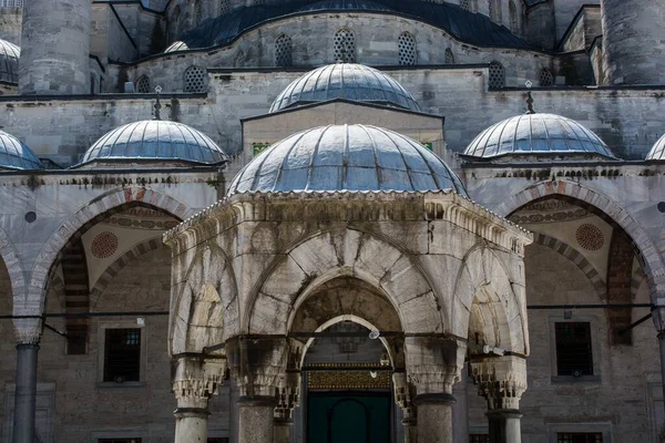 Tiro Perto Mesquita Sultan Ahmed Turquia — Fotografia de Stock