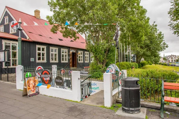 Reykjavik Island Července 2019 Vstup Punkového Muzea Které Nachází Bankastraeti — Stock fotografie