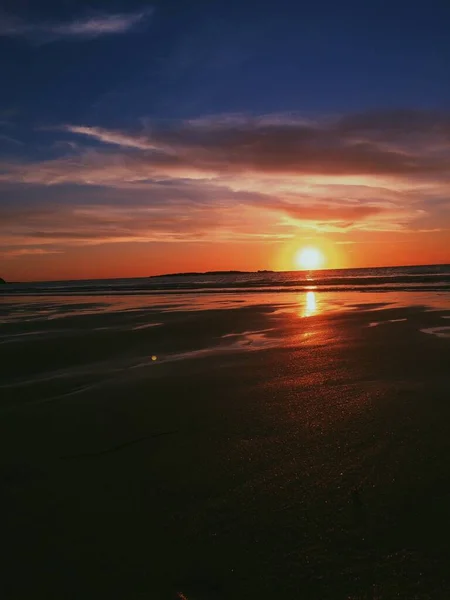 Sennen Reino Unido Junho 2019 Noite Verão Sennen Beach — Fotografia de Stock