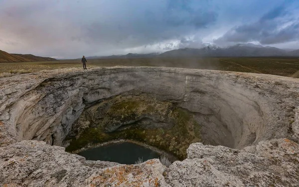 Monitor Valley Nevada Ηνωμένες Πολιτείες Νοέμβριος 2018 Diana Punchbowl Γνωστό — Φωτογραφία Αρχείου