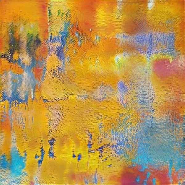 Abstract Art Background Oil Painting Canvas Multicolored Bright Textures Contemporary — Stock Photo, Image