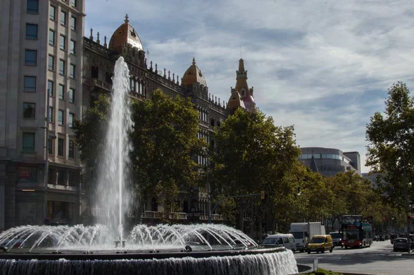 스페인 바르셀로나의 데그라시아 의아름다운 — 스톡 사진