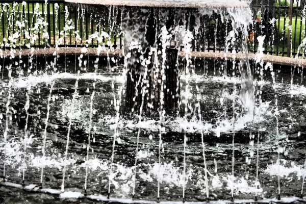 Una Fontana Nel Parco Halifax Canada — Foto Stock