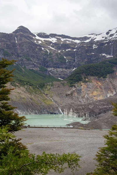 Hisnande Bild Flod Bland Bergen Fångad Nahuel Huapi Nationalpark Argentina — Stockfoto